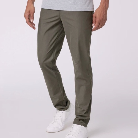 Vuori Men's Meta Pant 5-Pocket Pants Dark Oregano 33” Waist / 25.75